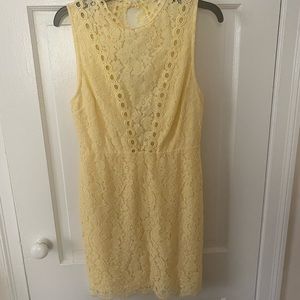 Beautiful Yellow Summer Dress, Size L